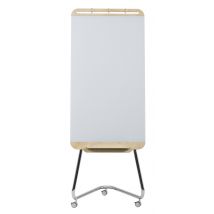 ARCHYI. Glas-Flipchart Douro, mobil, 700 x 1.200 mm