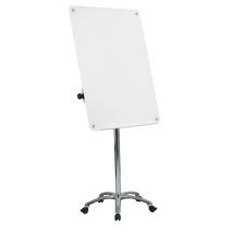 ARCHYI. Glas-Flipchart Porto, mobil, 750 x 1.000 mm