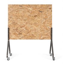 ARCHYI. Multifunktions-Tafel, OSB Platten, mobil