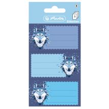 herlitz Buchetiketten Wild Animals Wolf, 78 x 42 mm