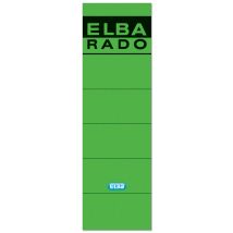 ELBA Ordnerrücken-Etiketten , ELBA RADO,  - kurz/breit, grün