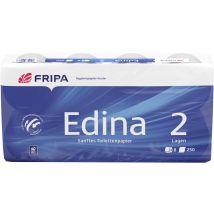 Fripa Toilettenpapier Edina, 2-lagig, hochweiß