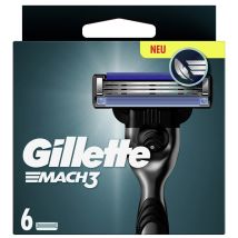 Gillette Ersatzklingen Mach3 Systemklingen, 6er Pack
