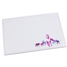 Läufer Schreibunterlage DURELLA EMOTION, Motiv: Pferde 1