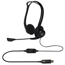 Logitech PC Headset 960 USB, schwarz, USB-Anschluss