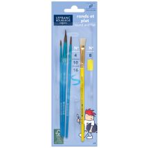 LEFRANC BOURGEOIS Haarpinsel-Set PONY + 1 Borstenpinsel