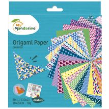 My Mandarine Origami-Faltblätter , Geometric,