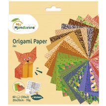 My Mandarine Origami-Faltblätter , Zoo,