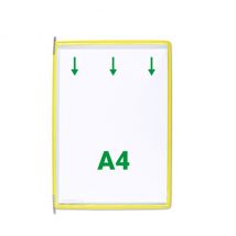 djois by tarifold Drehzapfentafel, DIN A4, gelb