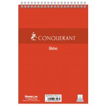 CONQUERANT SEPT Steno-Block, liniert, 148 x 210 mm