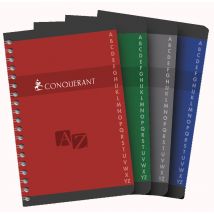 CONQUERANT SEPT Registerbuch - Doppelspirale, DIN A4