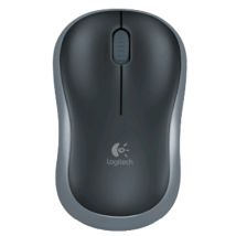 Logitech Optische Maus M185, kabellos, grau