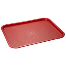 APS Fast Food-Tablett, (B)450 x (T)355 mm, rot