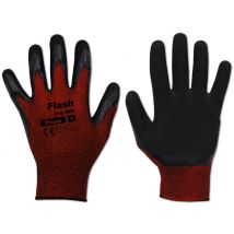 Bradas Arbeitshandschuh Flash Grip RED, schwarz/rot, M