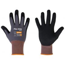 Bradas Arbeitshandschuh Flex Grip Sandy, schwarz/grau, XL