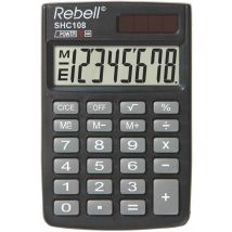 Rebell Taschenrechner SHC 108, schwarz