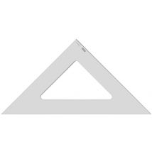 MINERVA Zeichendreieck, Hypotenuse: 495 mm, 45 Grad