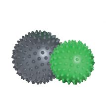 SCHILDKRÖT Noppenball-/Massageball-Set, grau / grün
