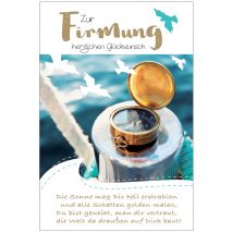 SUSY CARD Firmungskarte , Kompass,