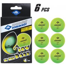 DONIC SCHILDKRÖT Tischtennisball , Glow in the dark, , grün