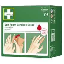 CEDERROTH Pflaster , Soft Foam Bandage, , beige