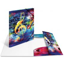 HERMA Eckspannermappe , Artline, , PP, DIN A4, Music
