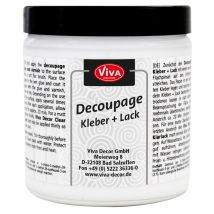 ViVA DECOR Decoupage Kleber + Lack, transparent, 250 ml