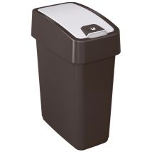 keeeper Abfalleimer , magne, , 45 Liter, anthrazit / weiß