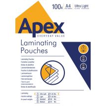 Apex Laminierfolientasche Ultra Light, A4, glänzend, 150 mic