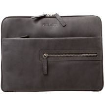 PRIDE&SOUL Schreibmappe TERRA, A4, Leder, grau