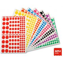 APLI kids Sticker , Rund, , auf Bogen, Großverpackung