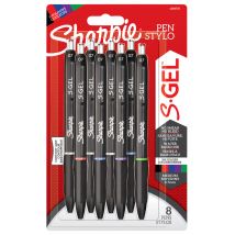 Sharpie Gelschreiber S-GEL, 0,7 mm, sortiert, 8er Blister
