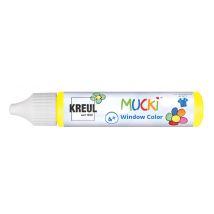 KREUL Window Color Pen , MUCKI, , gelb, 29 ml