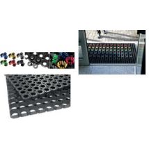 miltex Reinigungsborsten für Ringgummimatte, rot