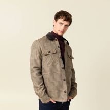Bonobo - Veste oversize courte manches longues beige homme taille M