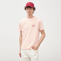 Bonobo - T-shirt en coton rose poudrée homme taille S