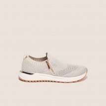 Bréal Baskets chaussettes sable femme taille 38