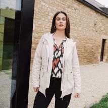 Bréal Parka à capuche sable femme taille 46