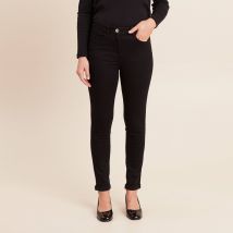 Jean coupe ajustée 7/8ème noir femme