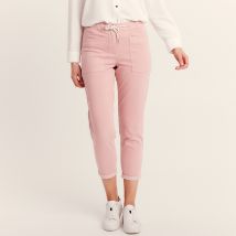 Bréal Pantalon coupe mom 7/8ème rose pastel femme taille 48