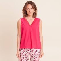 Débardeur sans manches rose fushia femme