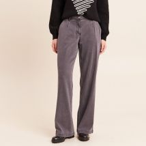 Jean denim gris femme