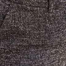 Pantalon large taille haute gris femme