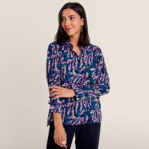 Chemise manches longues mauve femme