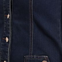 Robe droite en jean denim brut femme