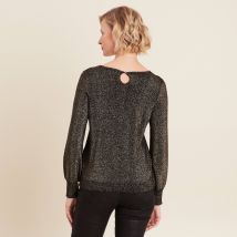 Pull manches longues camel femme