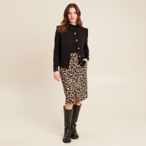 Gilet sans manches noir femme