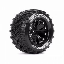 2 Pneus et jantes 2,8" Louise MT-CYCLONE 0 Offset 3226B - Breizh Modelisme