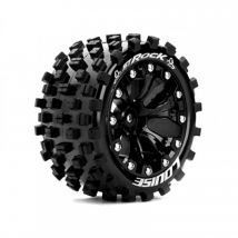 2 Pneus et jantes 2,8" Louise ST-ROCK 0 Offset 3273B - Breizh Modelisme