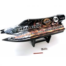 Bateau RC Joysway Mad Flow V3 F1 BL Brushless RTR 55km/h - 8653V3 - Breizh Modelisme